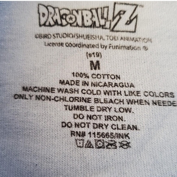 DragonballZ long sleeve size M - Picture 4 of 4